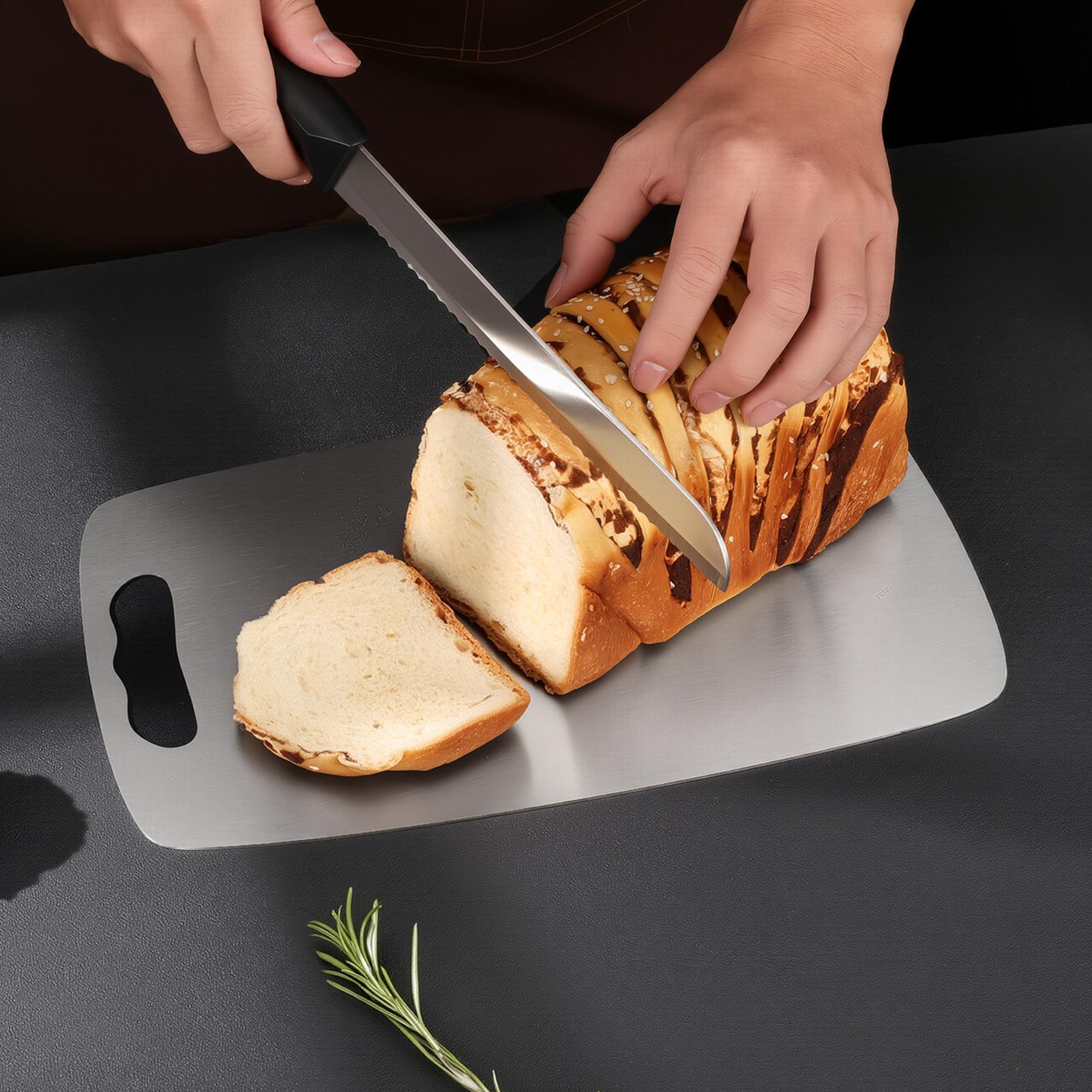 Meal Prep With Chicken - Stainless Steel Cutting Board Double Sided