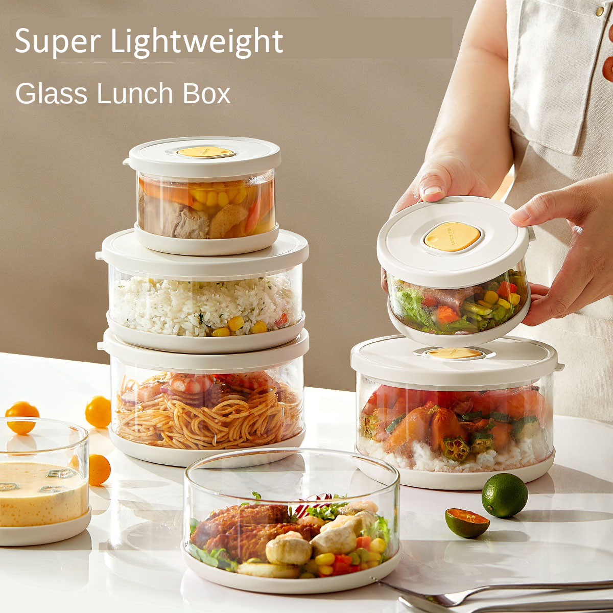 Glass Food Storage Container A - огляд і ціна Meal Prep Frozen