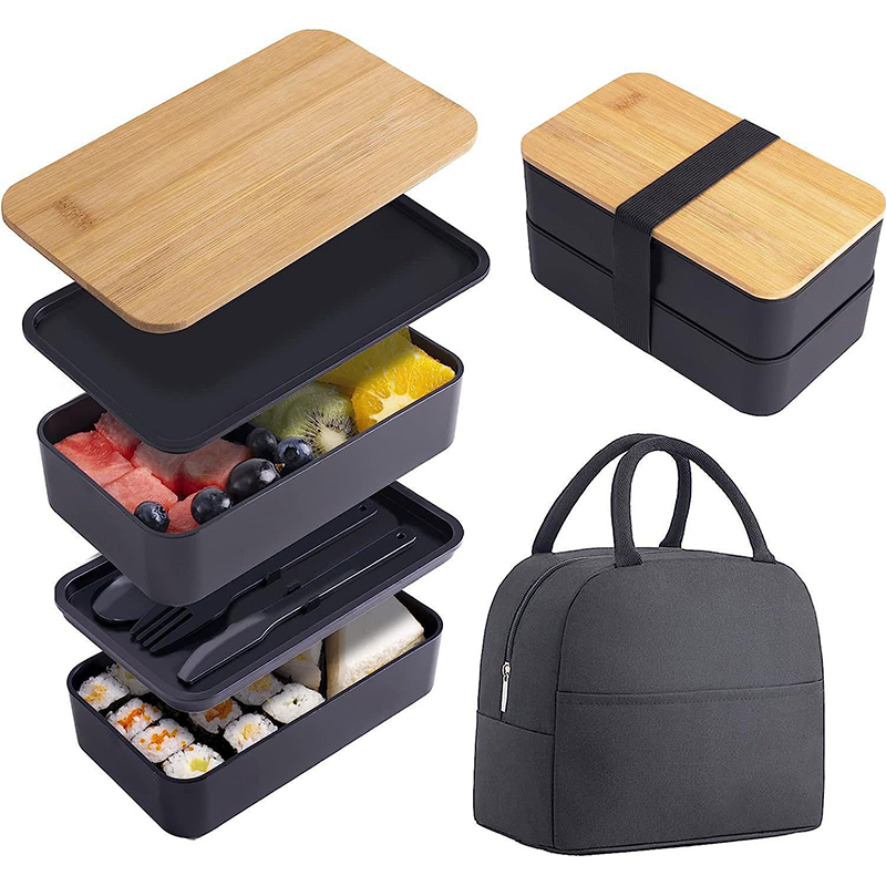 Stackable Bento Box with Utens - огляд і ціна Meal Prep Burrito