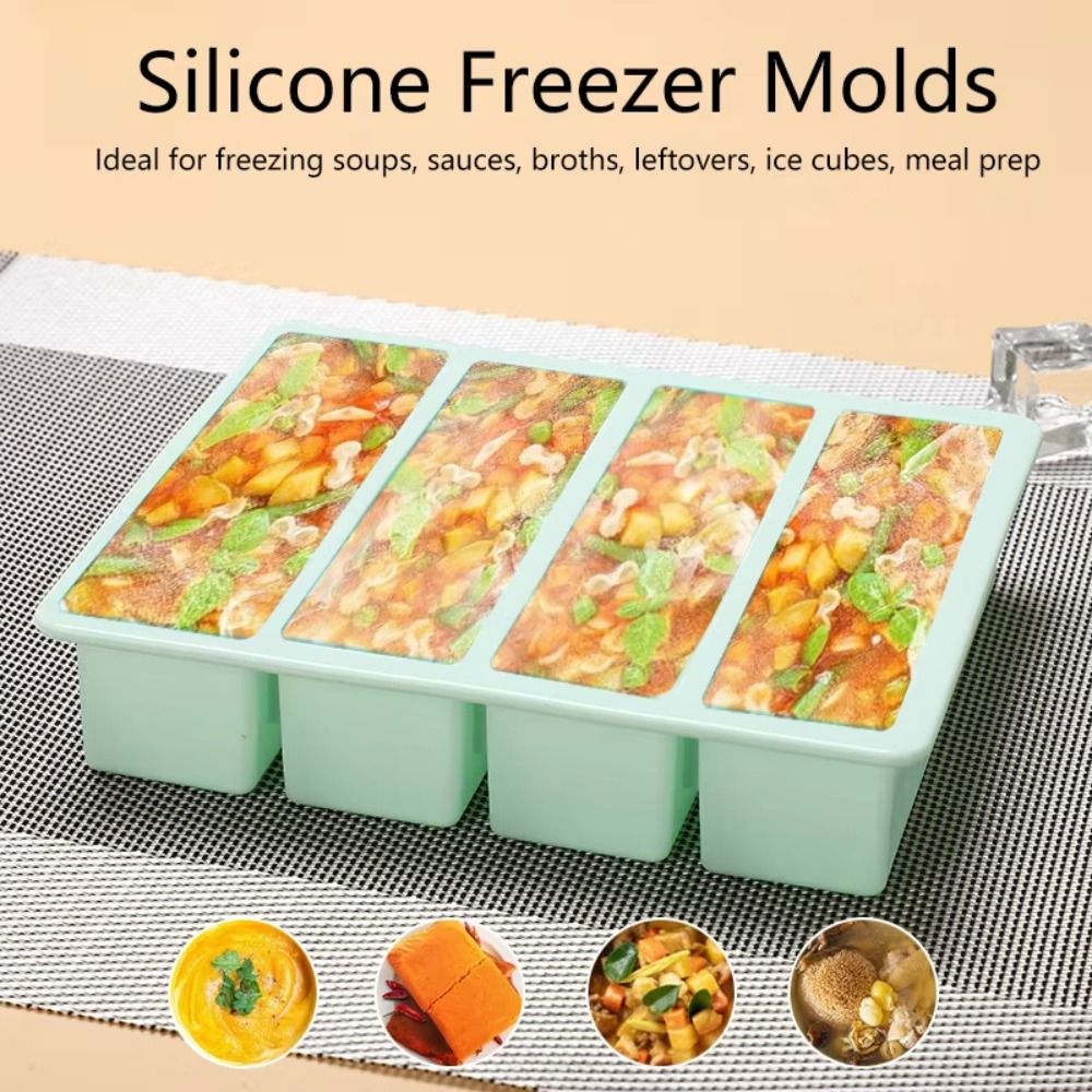 New 4 Grids Giant Storage For  - огляд і ціна Meal Prep Frozen