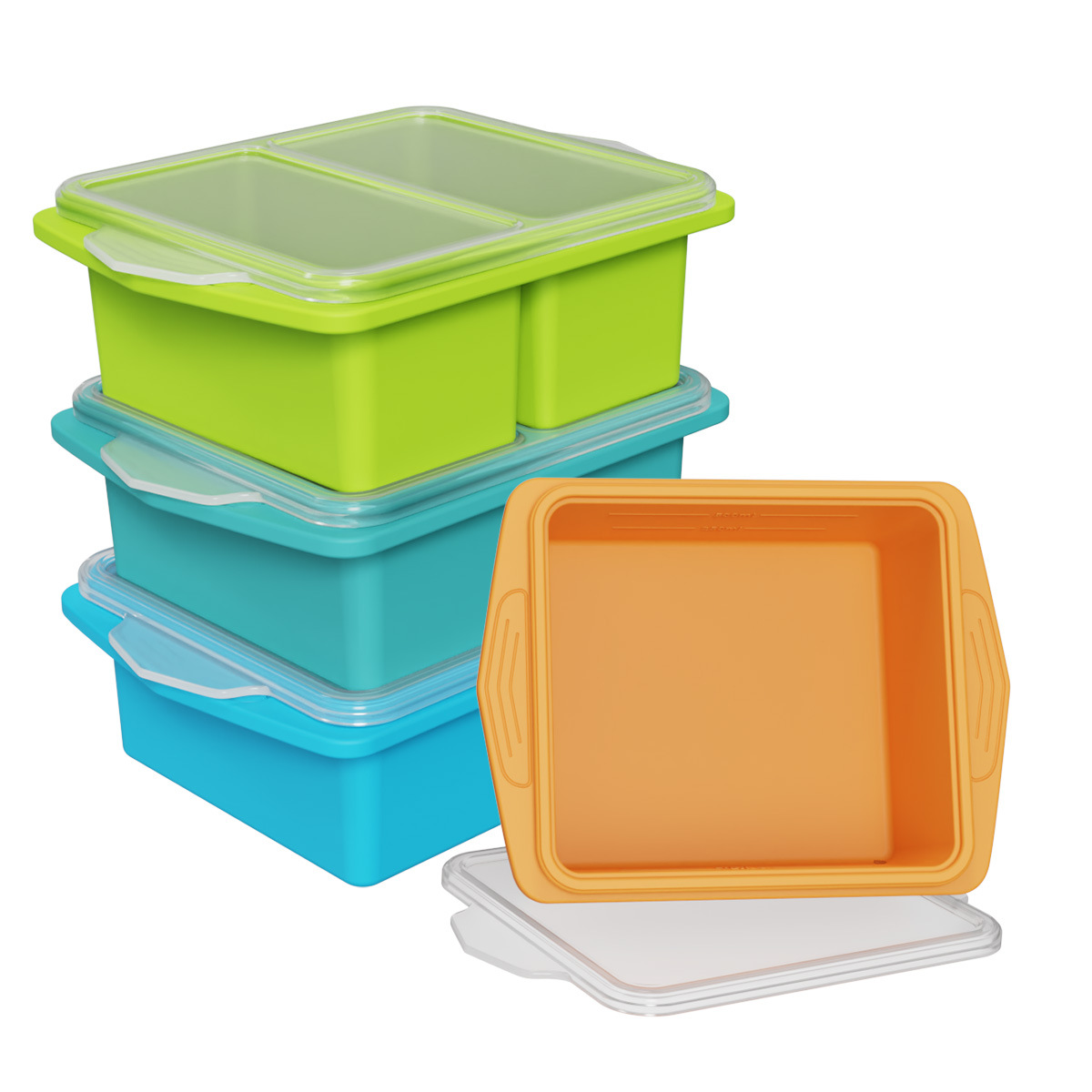 Silicone Freezer Trays with Li - огляд і ціна Meal Prep Frozen