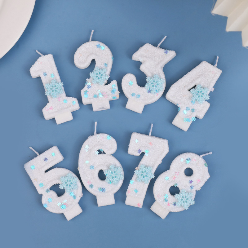 Glitter Snowflake White Number - огляд і ціна Meal Prep Frozen