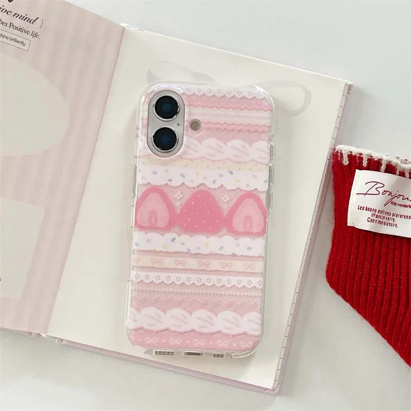 Cream Strawberry Cake Lace Bow - огляд і ціна Strawberry Huller
