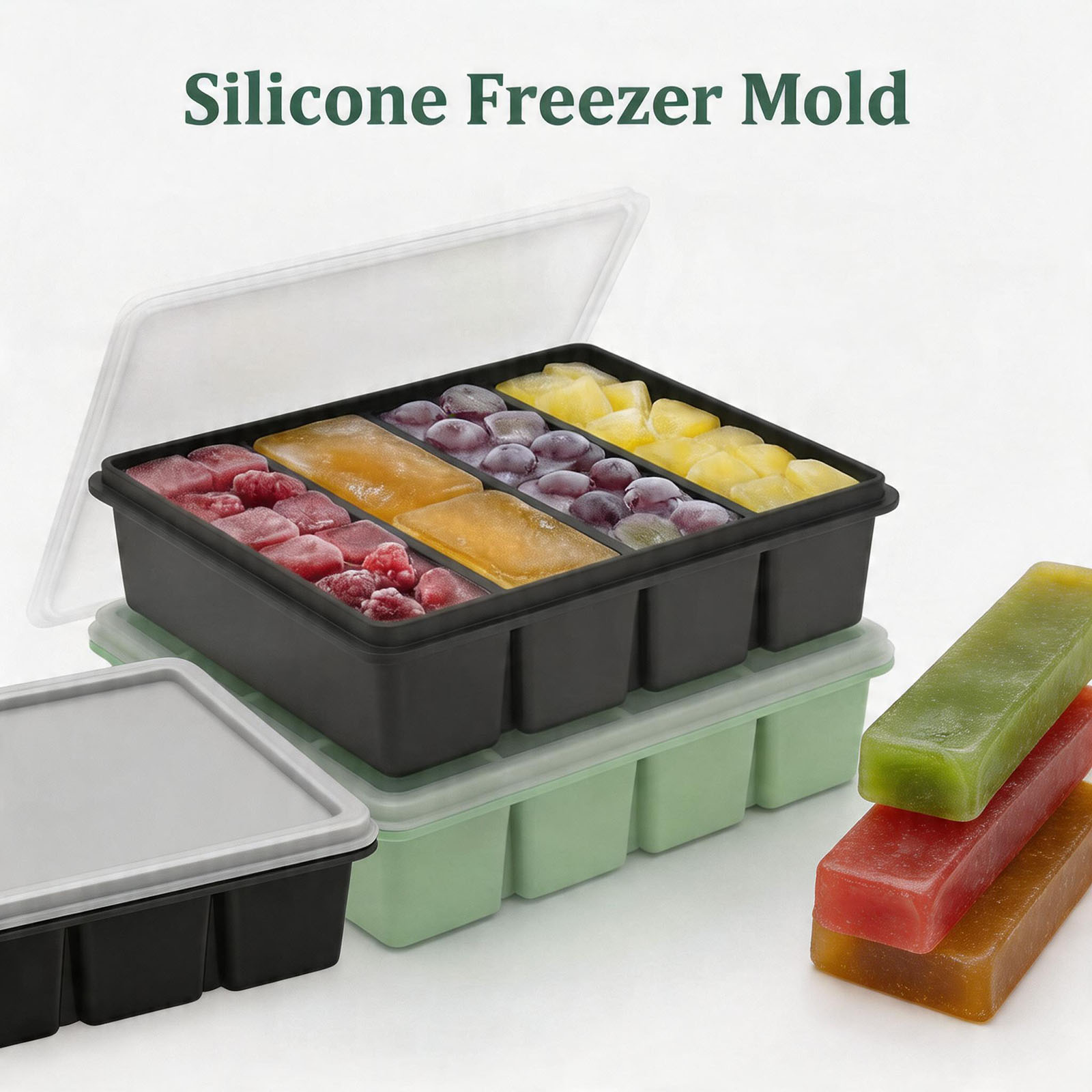 Silicone Freezing Mold Food Co - огляд і ціна Meal Prep Frozen