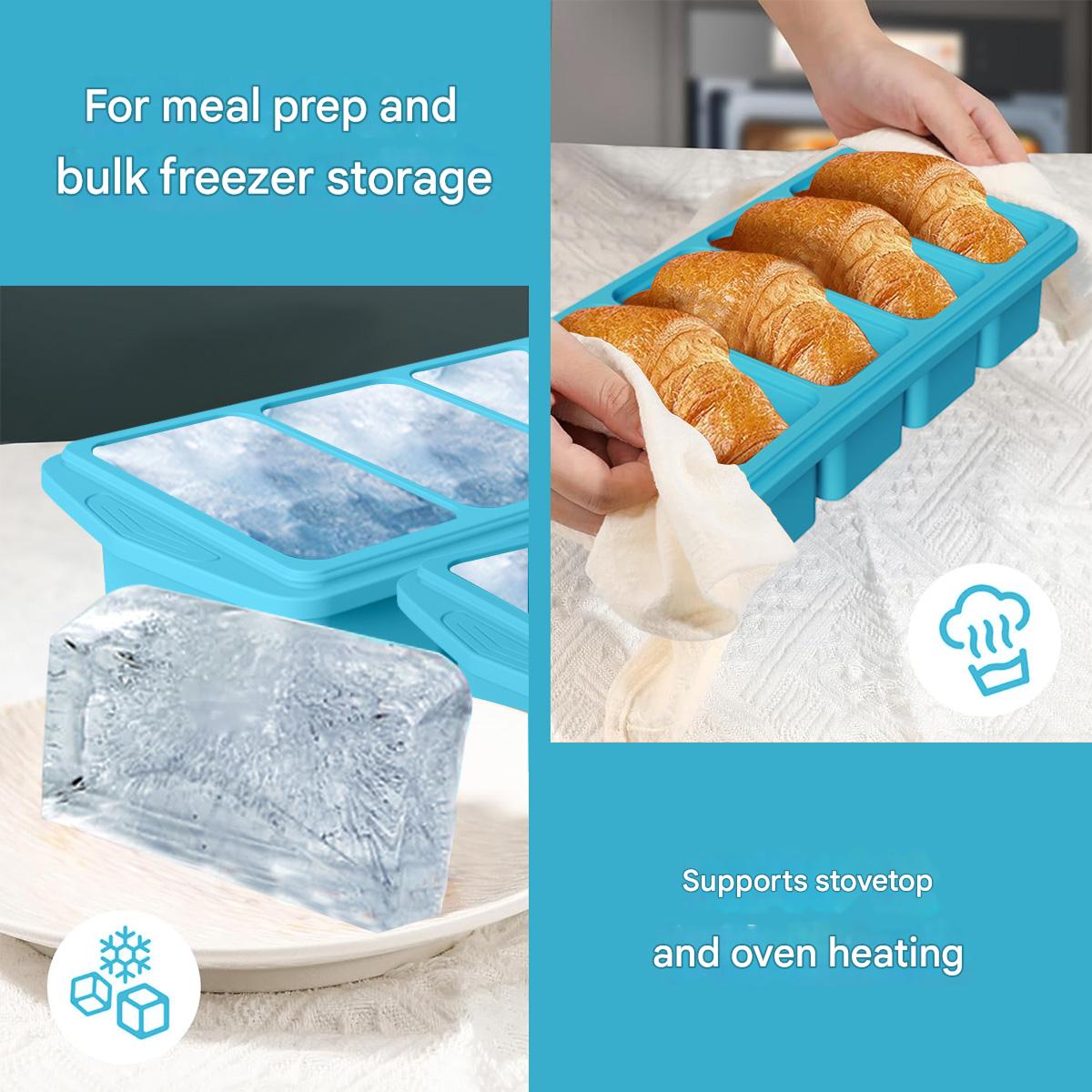 Extra Large Silicone Ice Cube  - огляд і ціна Meal Prep Frozen