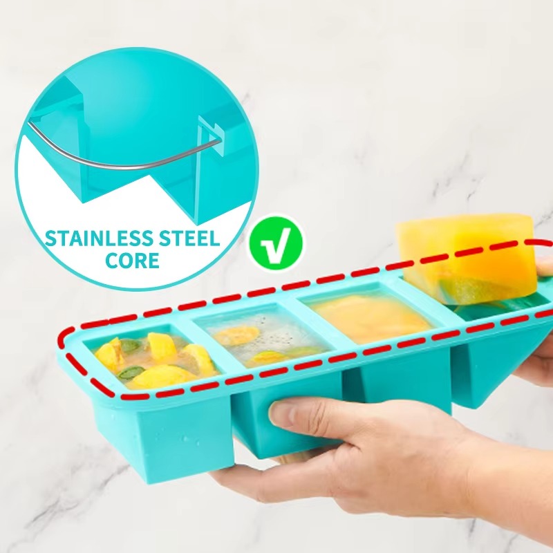 Large Capacity Silicone Tray F - огляд і ціна Meal Prep Frozen