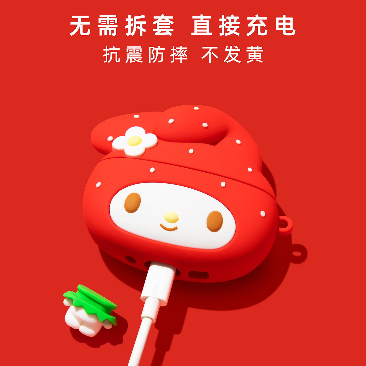For Airpods 3 4 Pro 2 Pro 3 St - огляд і ціна Strawberry Huller