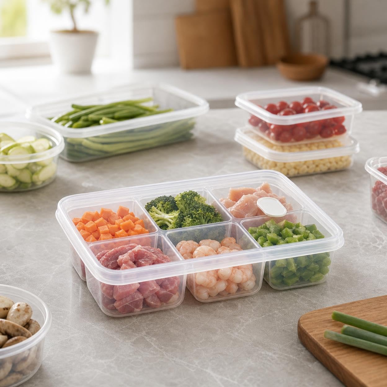 6 Compartment Food Grade Freez - огляд і ціна Meal Prep Frozen