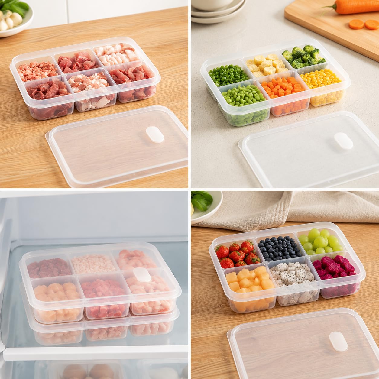6 Compartment Food Grade Freez - огляд і ціна Meal Prep Frozen