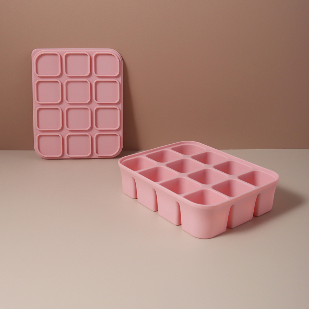 Baby Ice Cube Tray Silicone wi - огляд і ціна Meal Prep Frozen
