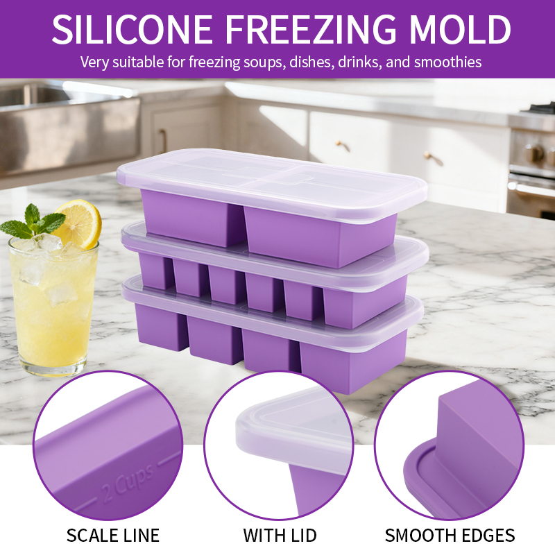 Silicone Freezing Mold Food Co - огляд і ціна Meal Prep Frozen